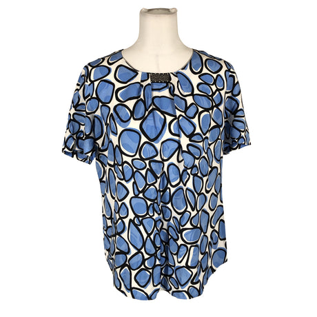 Unisex Gerry Weber - Short-sleeved blouse, size 40 - Blue ()