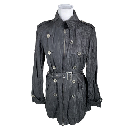 Unisex Benetton - Trench coat, size 40 - Black ()