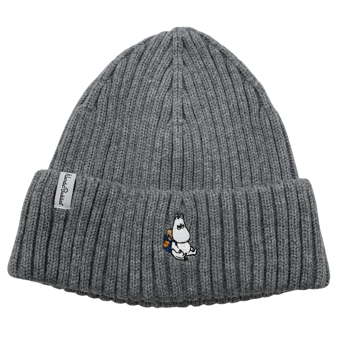 Unisex NordicBuddies - Winter beanie, size 60 - 62 cm - Gray (1)
