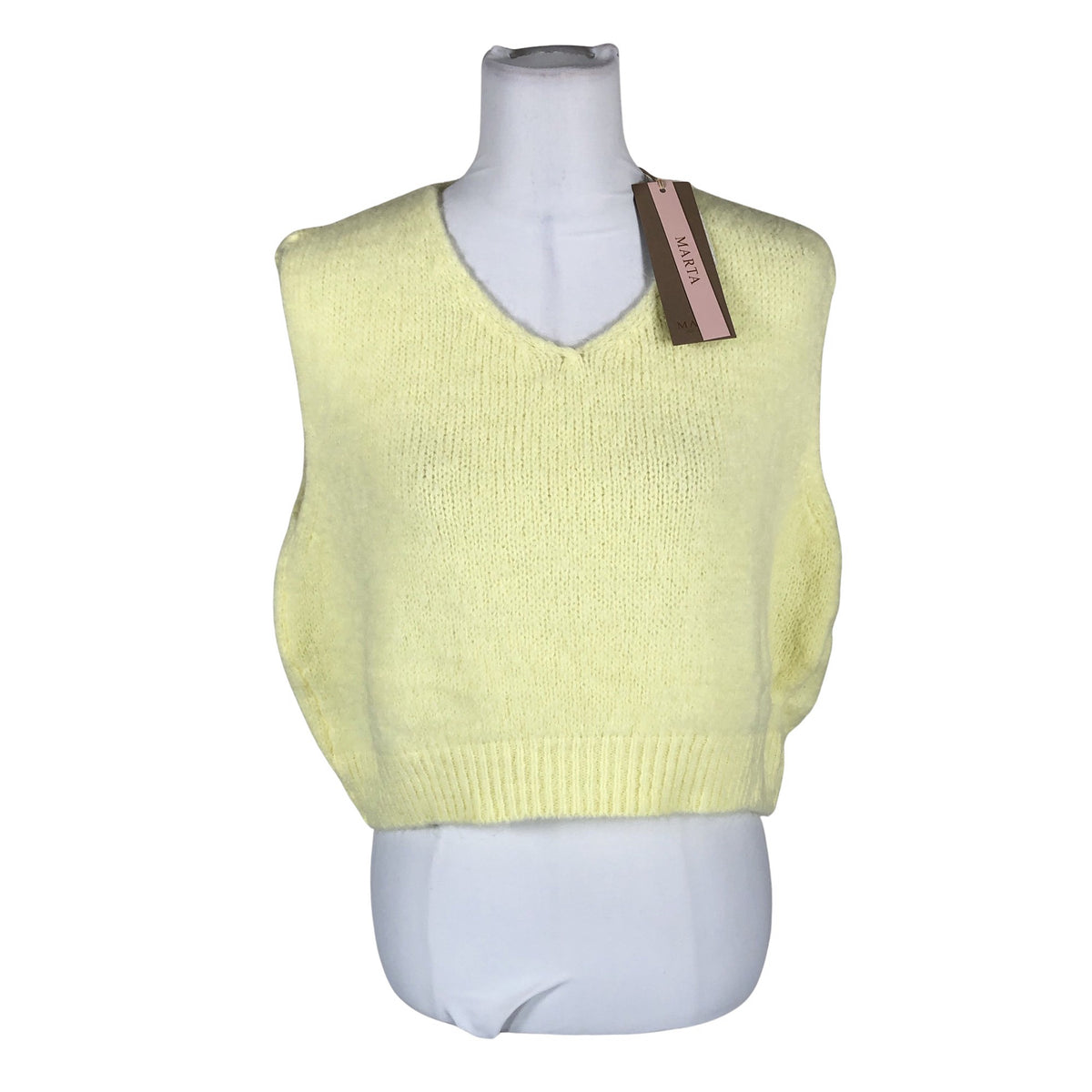Unisex Marta - Knit vest, size 40 - Yellow (1)