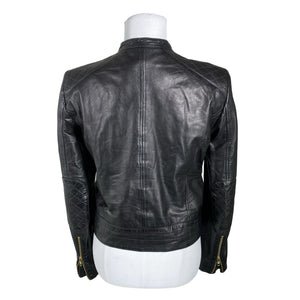 Unisex InWear - Leather jacket, size 36 - Black (2)