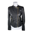 Unisex InWear - Leather jacket, size 36 - Black ()