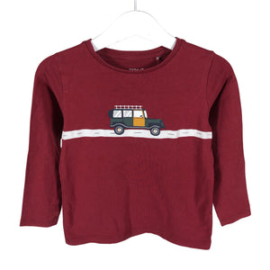 Unisex Name It - Tricot shirt, size 92 - 98 - Wine red (1)