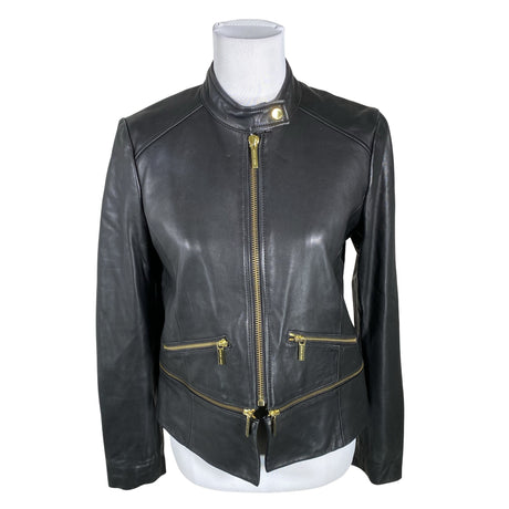 Unisex Michael Kors - Leather jacket, size 38 - Black ()