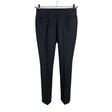 Unisex Repeat by Tailor - Straight leg trousers, size 34 - Black ()