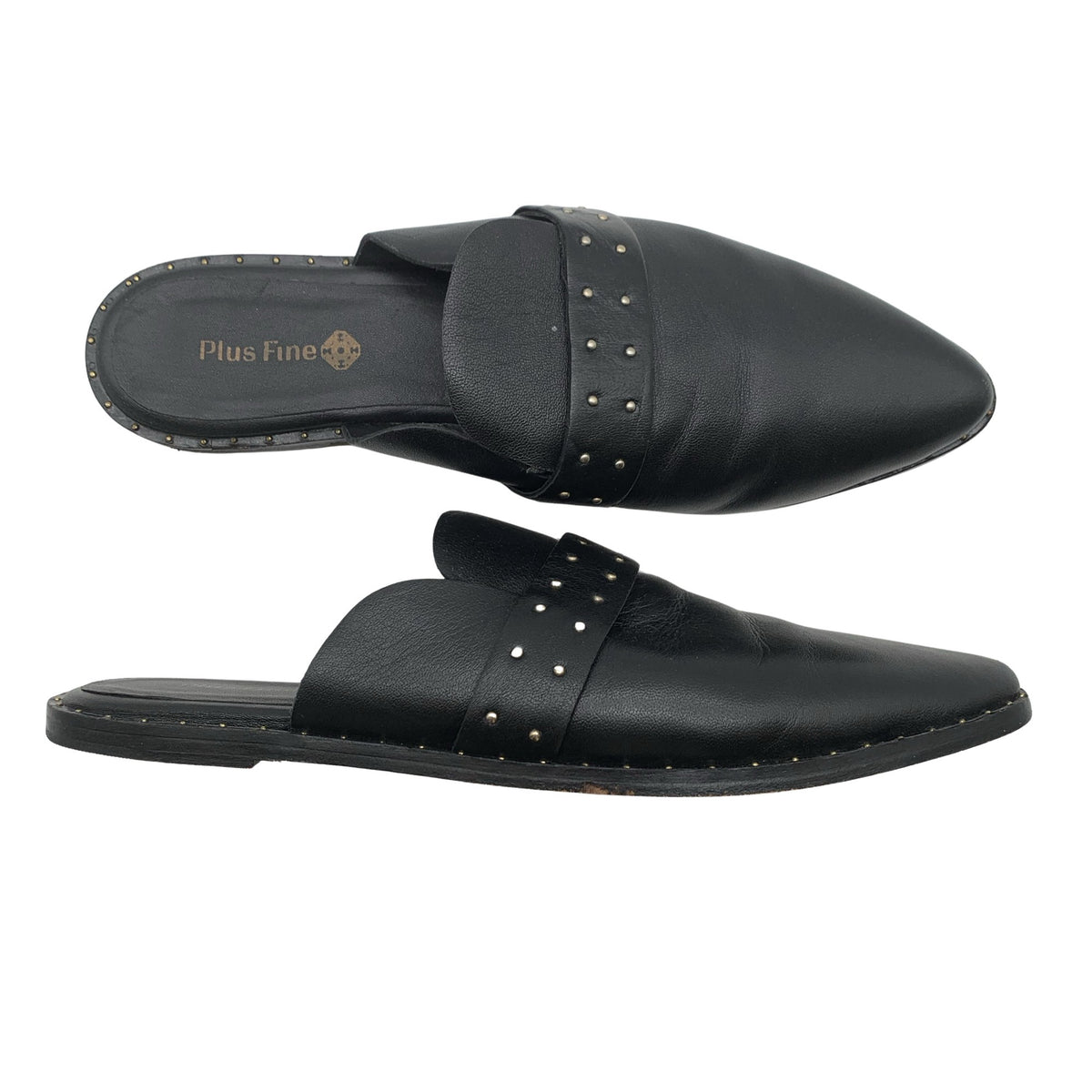 Unisex Plus Fine - Slip-on shoes, size 39 - Black (1)