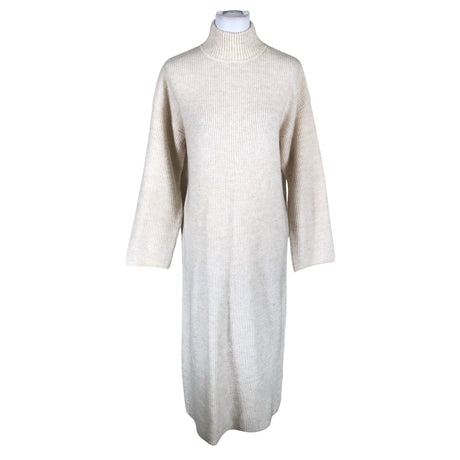 Unisex Selected - Knit dress, size 40 - Beige ()