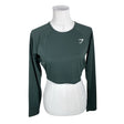 Unisex Gymshark - Sports shirt, long sleeve, size 38 - Green ()