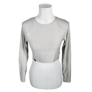 Unisex Alphalete - Sports shirt, long sleeve, size 36 - Gray (1)