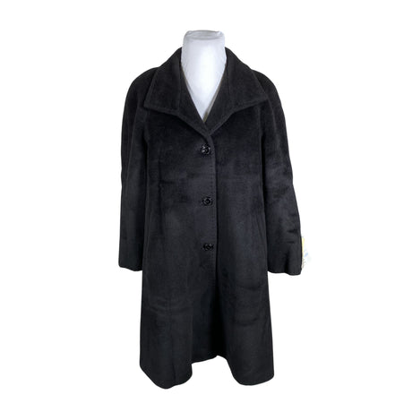 Unisex Peter Hahn - Wool coat, size 44 - Black ()