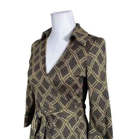 Unisex Diane von Furstenberg - Tricot dress, size 36 - Brown (2)