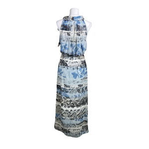 Unisex Reiss - Schiffon dress, size 38 - Blue (3)