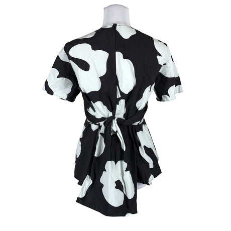 Unisex Marimekko - Short-sleeved blouse, size 38 - Gray (2)