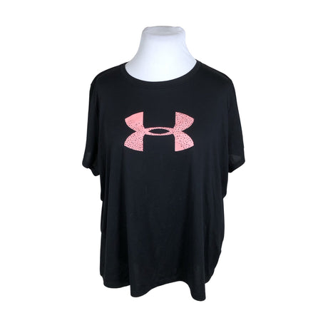 Unisex Under Armour - Sports shirt, short sleeve, size 46 - Black ()