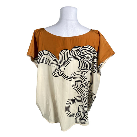 Unisex Esprit - Short-sleeved blouse, size 38 - Brown (2)