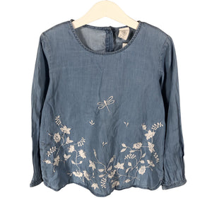 Unisex Lindex - Blouse, size 116 - 122 - Light blue (1)