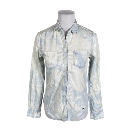 Unisex Hollister - Collared shirt, size 34 - Light blue ()