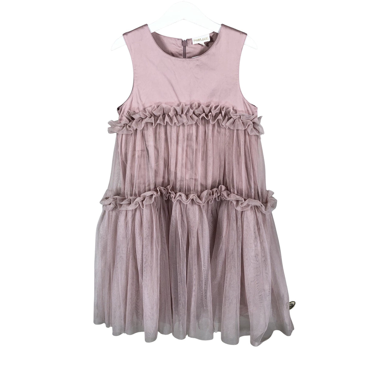 Unisex POMPdeLUX - Dress, size 134 - 140 - Light pink (1)