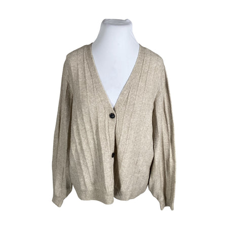Unisex Zizzi - Cardigan, size 46 - Beige ()