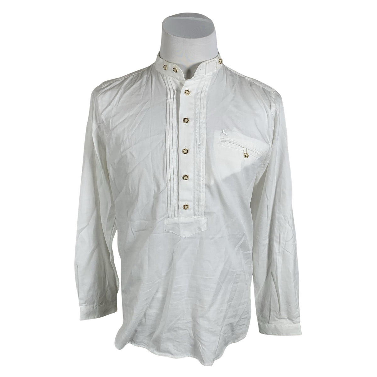 Unisex Stockerpoint - Collared shirt, size L - White (1)