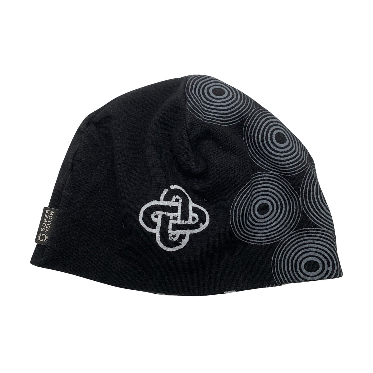 Unisex Super Yellow - Lightweight beanie, size 52 - 54 cm - Black (1)
