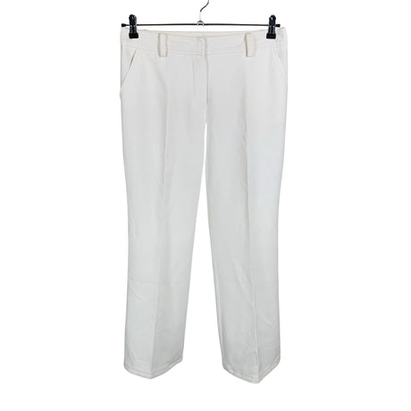 Unisex Trina Turk - Straight leg trousers, size 38 - White ()