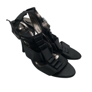 Unisex Your Face - Heeled sandals, size 38 - Black (2)