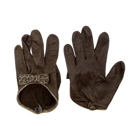 Unisex Sauso - Leather gloves, size Ei kokoa - Brown ()