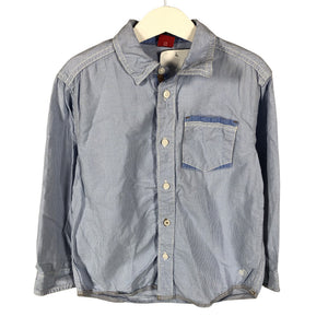 Unisex s.Oliver - Collared shirt, size 116 - 122 - Light blue (1)