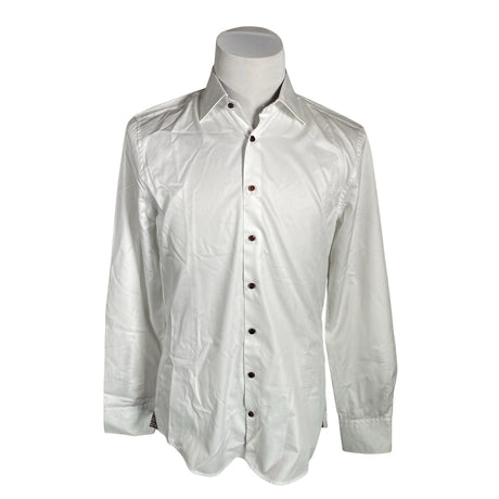Unisex Stenströms - Collared shirt, size L - White ()
