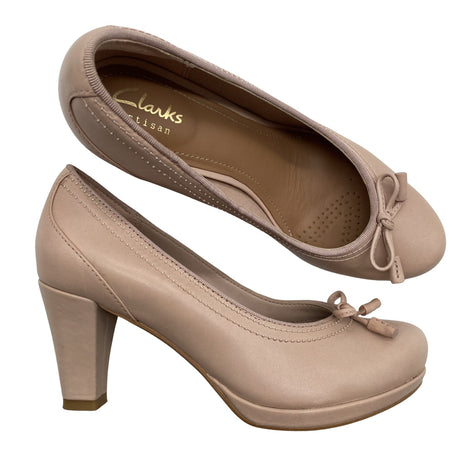 Unisex Clarks - High heels, size 35 - Beige ()