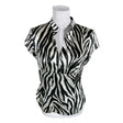 Unisex Monton - Short-sleeved blouse, size 38 - Black ()
