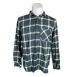 Unisex R-collection - Flannel shirt, size L - Green ()