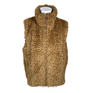 Unisex COS - Faux fur vest, size 40 - Brown (1)