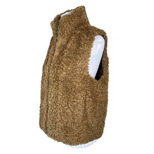 Unisex COS - Faux fur vest, size 40 - Brown (3)