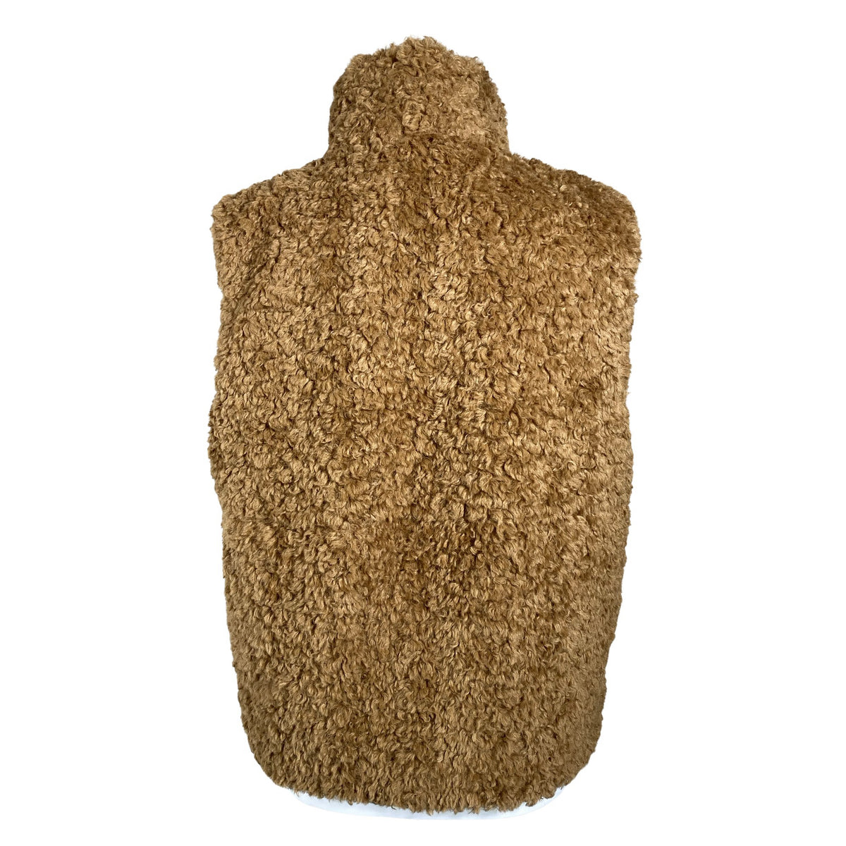 Unisex COS - Faux fur vest, size 40 - Brown (2)
