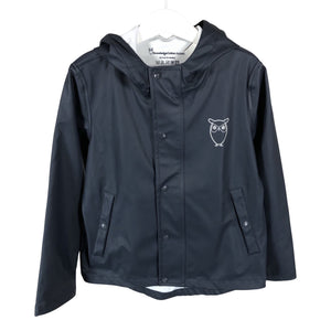 Unisex Knowledge Cotton Apparel - Rain jacket, size 122 - 128 - Blue (1)