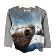 Unisex Molo Kids - Tricot shirt, size 98 - 104 - Gray ()