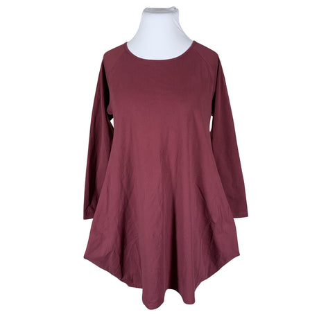 Unisex Papu - Tricot dress, size 42 - Wine red ()