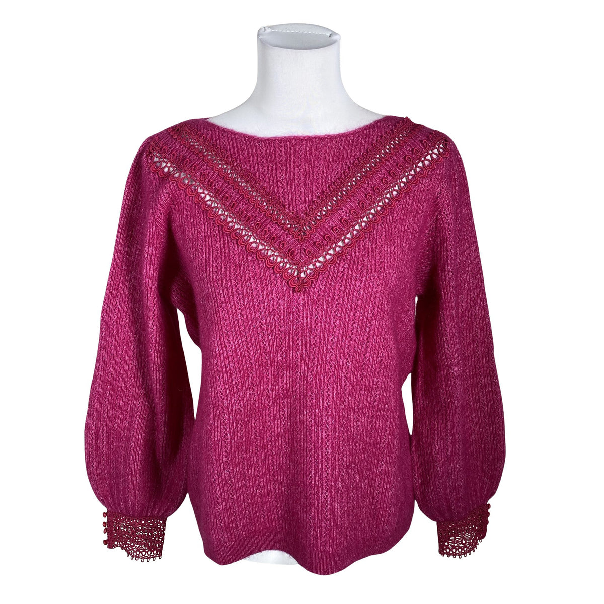 Unisex La Maille Sezane - Sweater, size 40 - Violet (1)