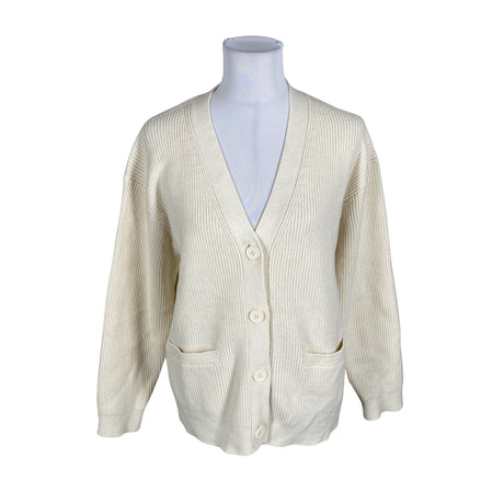 Unisex Uniqlo - Cardigan, size 40 - Natural white ()