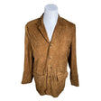 Unisex Big-L - Leather jacket, size M - Brown ()