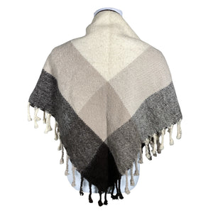 Unisex Lena Rewell - Shawl, size Midi - Beige (2)