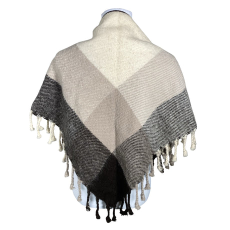 Unisex Lena Rewell - Shawl, size Midi - Beige (2)