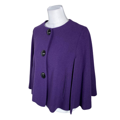 Unisex Ril's - Wool coat, size 40 - Violet (2)
