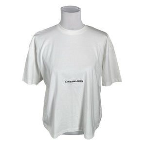 Unisex Calvin Klein Jeans - T-shirt, size 40 - White (1)