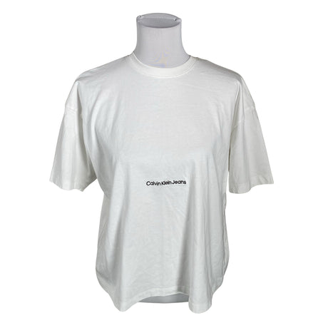 Unisex Calvin Klein Jeans - T-shirt, size 40 - White ()