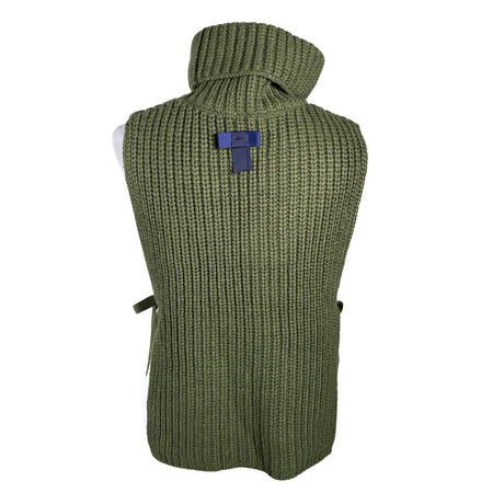 Unisex Mountain Horse - Knit vest, size 34 - Green (2)