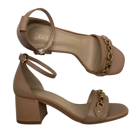 Unisex Guess - Heeled sandals, size 37 - Beige ()