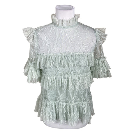 Unisex By Malina - Short-sleeved blouse, size 34 - Green ()